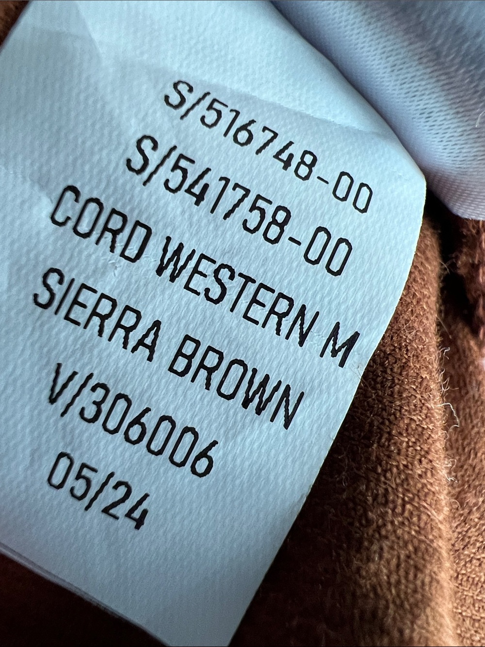 GAP | Corduroy Western Sierra Brown #516748-00 Shirt Dress Size M - Picture 9 of 15